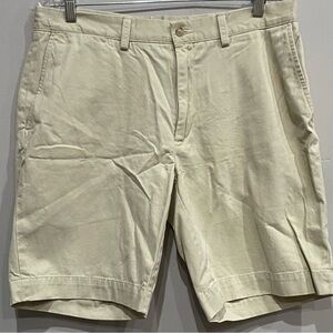 Ralph Lauren Men's Cream Flat Front Shorts